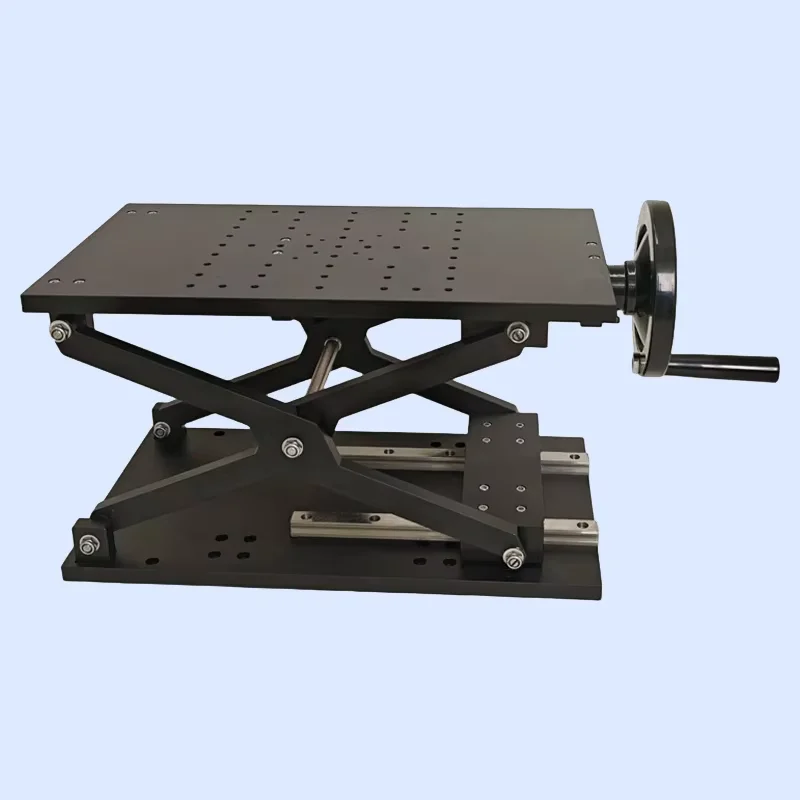 Long travel 300MM manual sliding lifting platform - Z-axis can bear 100 kilograms