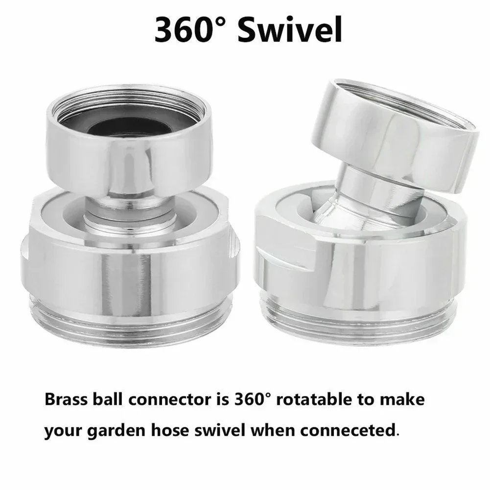 360 Degree Adjustable Swivel Aerator Faucet Connector Femal 16/18/20/22/24mm To Male 22mm Tap Adapter Aerator Connector