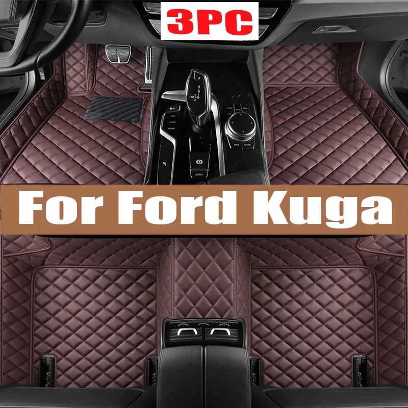 

Car Floor Mats For Ford Kuga 2013 2014 2015 2016 2017 2018 Custom Auto Foot Pads Automobile Carpet Cover Interior Accessories