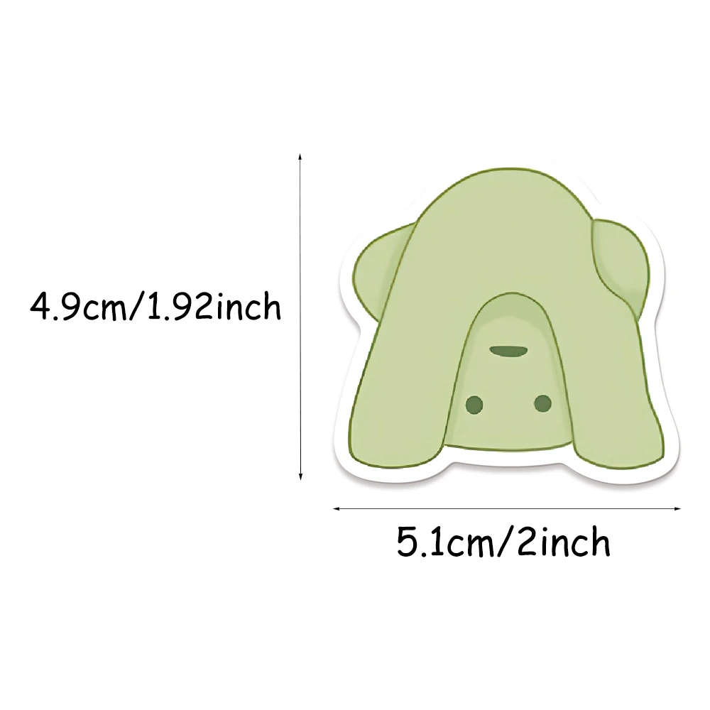 54 قطعة ملصقات Smiski لطيف Smiski الهبي ملصقات صناعة يدوية سجل القصاصات دليل الأمتعة المتنقلة سكيت ملصقات مقاومة للماء