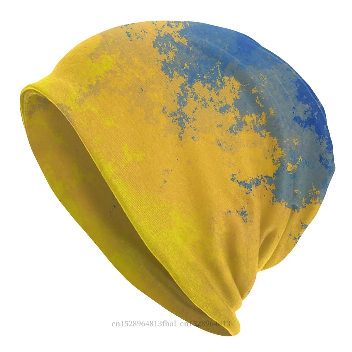 Flag Blue Yellow Bonnet Homme Fashion Thin Hat Ukraine Ukrainian Skullies Beanies Caps For Men Women Style Fabric Hats