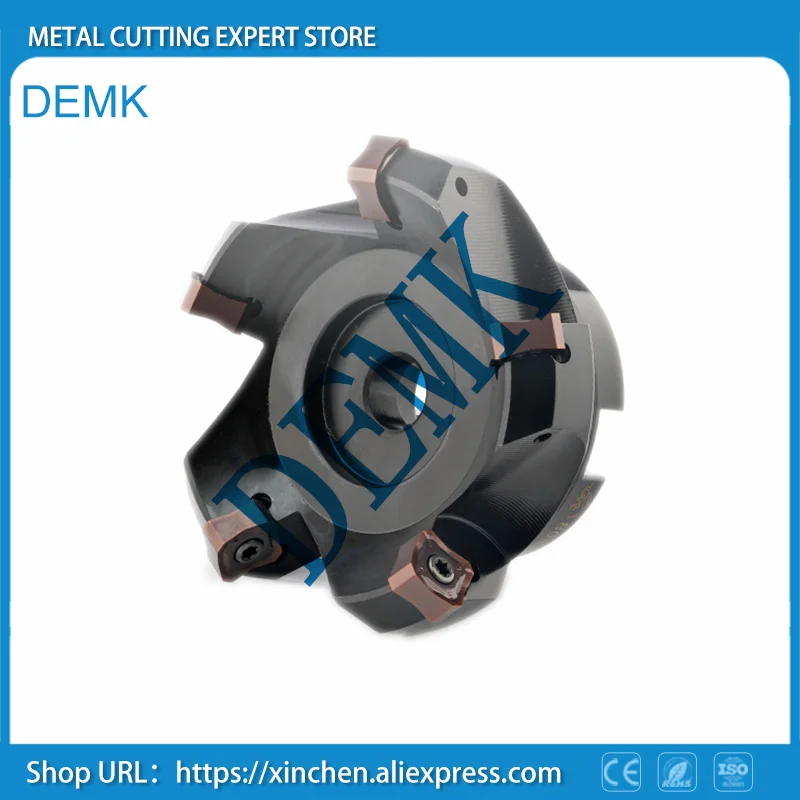 

Double-sided 8 corners cutter Milling Cutter SNMX SNMX1206 50 63 80 100 45 degree CNC Fast Feed Face Milling Plate High Strength