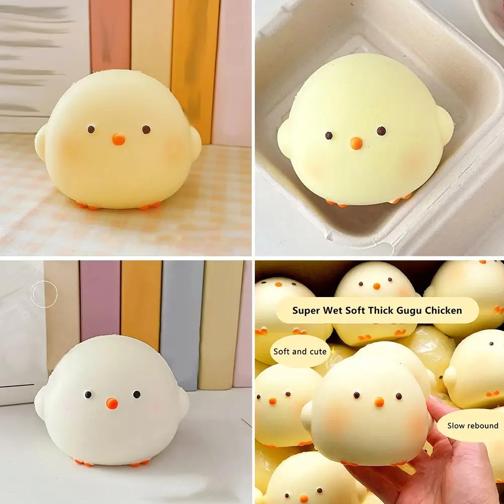 Kawaii Squishies Super Soft Chicken Toys For Kids Antistress Ball Squeeze Party Favors Stress Relief Toys For Birthday M1S8