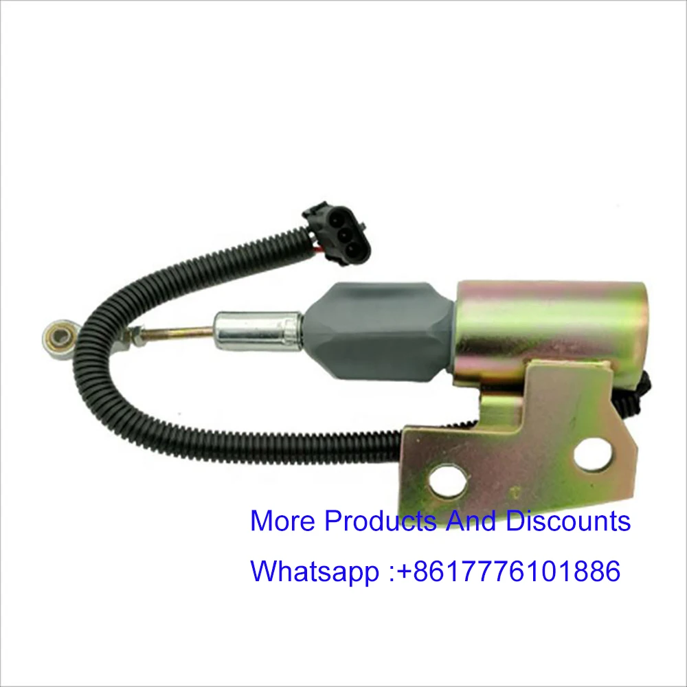 3991167 Tractor Engine Fuel Stop Solenoid Valve 3991167 J991167 3991168 J991168 For Cummins 4BT Hyundai Lc 2209s Case