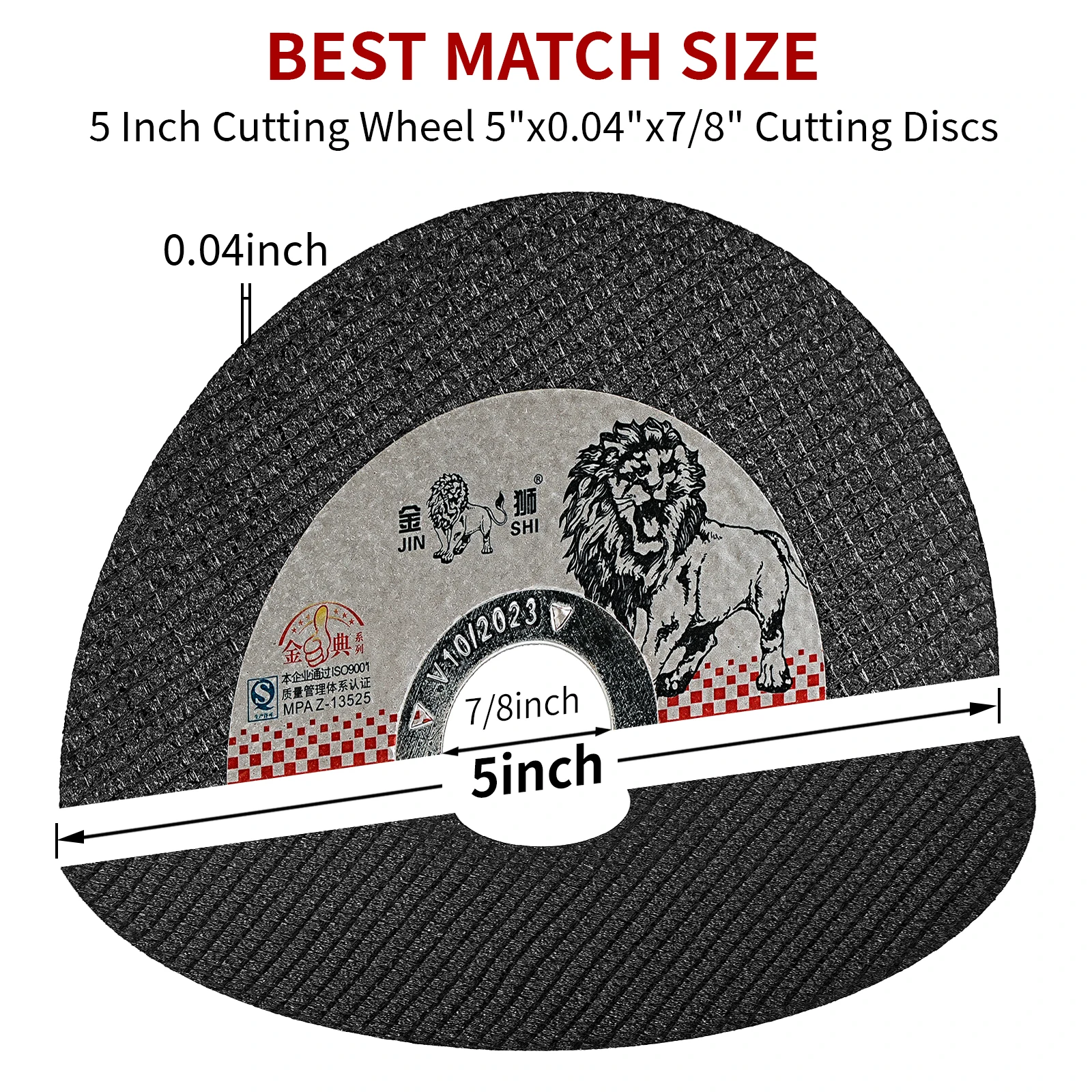 Metal Cutting Discs, Flap Sanding Discs, Grinding Discs, Angle Grinder Wheel, 5 in, 125mm, 2-30PCs