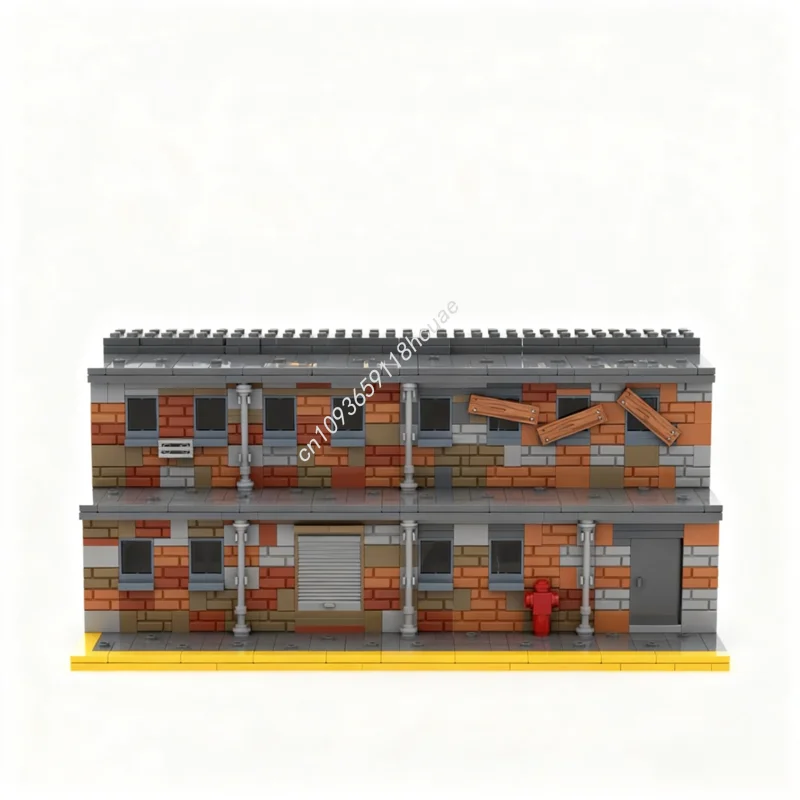 1250 Uds. MOC paisaje urbano Diorama Display nan modelo de bloques de construcción juguetes artesanales arquitectura ladrillo idea creativa regalos de navidad
