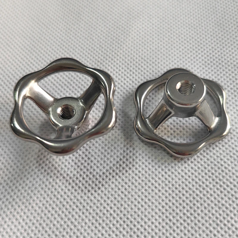 Internal Thread Industrial Handwheel Stainless Steel Valve Machine Tool Hand Crank