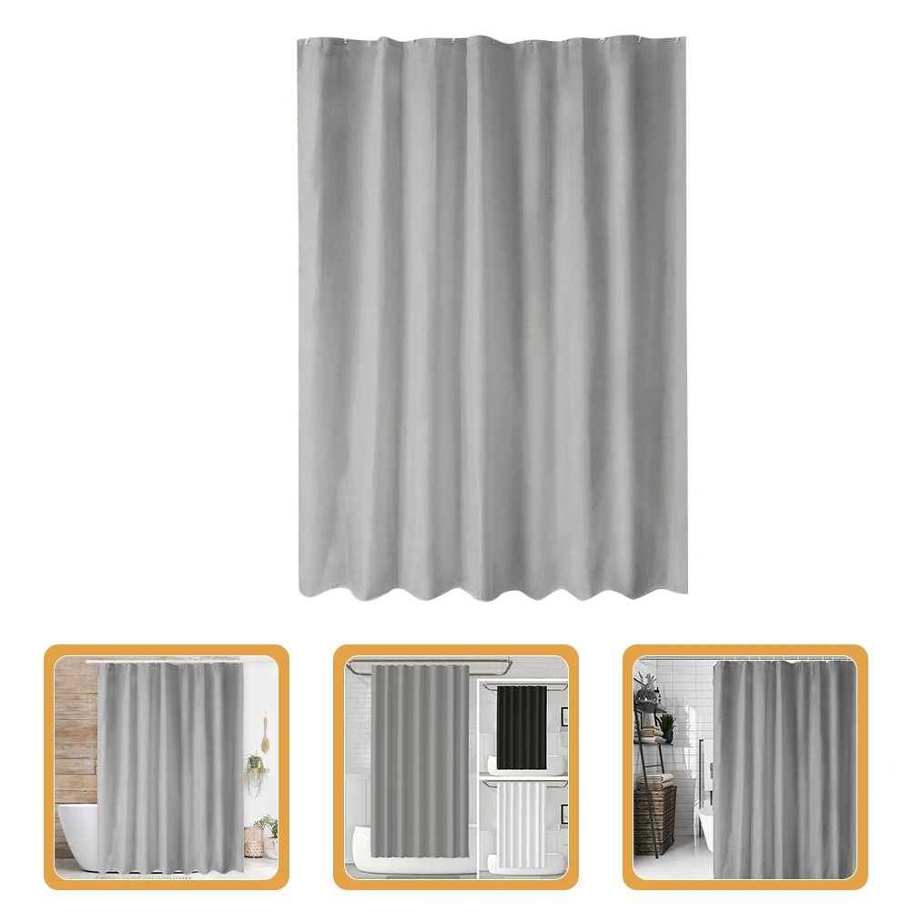 

Polyester Bath Shower Curtain Large Size Easy Install With Hooks Modern Bathroom Decoration Cloth Shower Curtains For