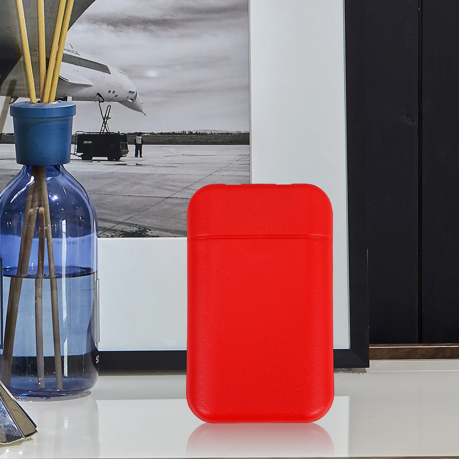 

Power Storage Red ABS Hidden Compartment Travel Jewelry Lock Boxes Outdoor Container Hidden