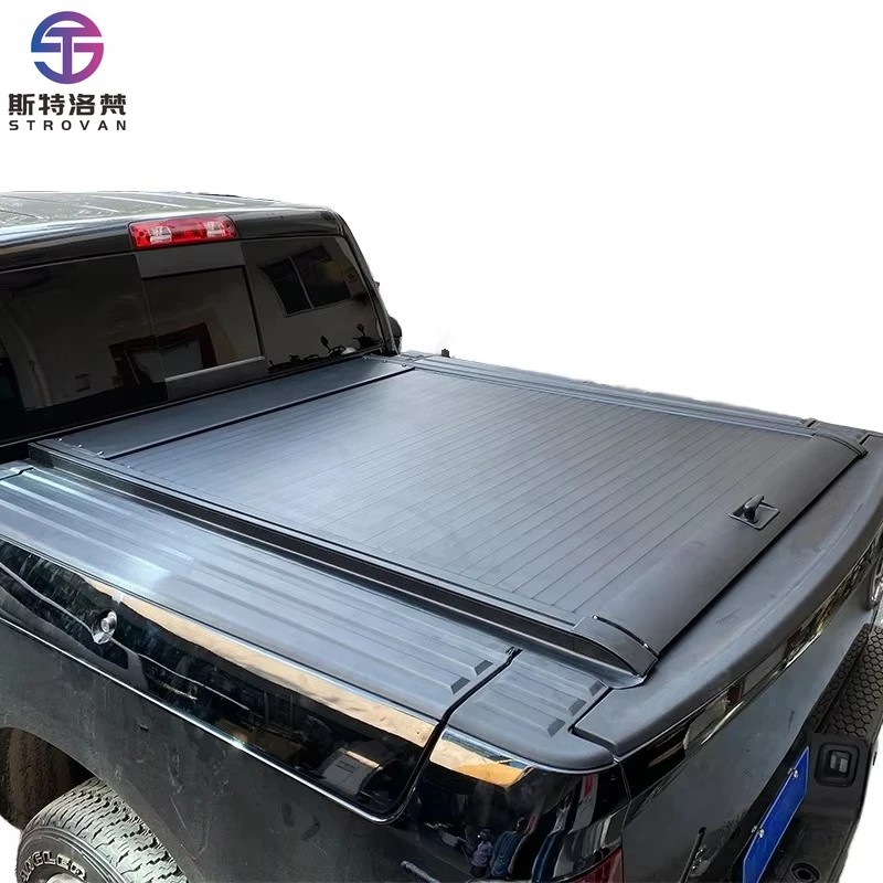 

Anti-theft Classic Black Aluminum Retractable Ram Box Tonneau Covers for Ram 1500 5.7ft 6.7ft 4x4 Truck Accessories