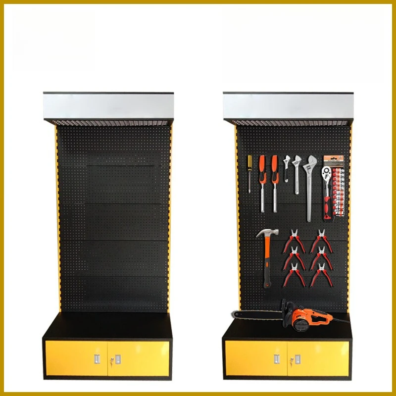 Pegboard Storage, Wall Mounted Tool Organizer, Garage Shelving, Display Rack for Auto Beauty Tools, Hardware and Samples