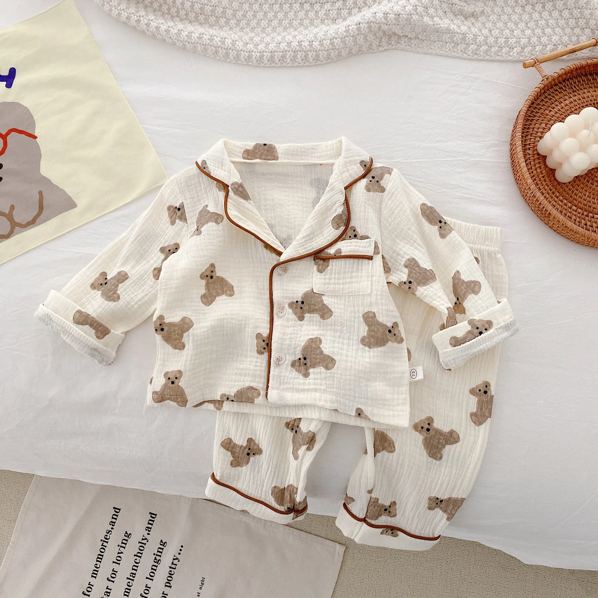 Spring Summer Toddler Girl Pajamas Kids Pajamas Children Clothes Baby Boy Pajama Set 0-6t Years Old Girl Pjs