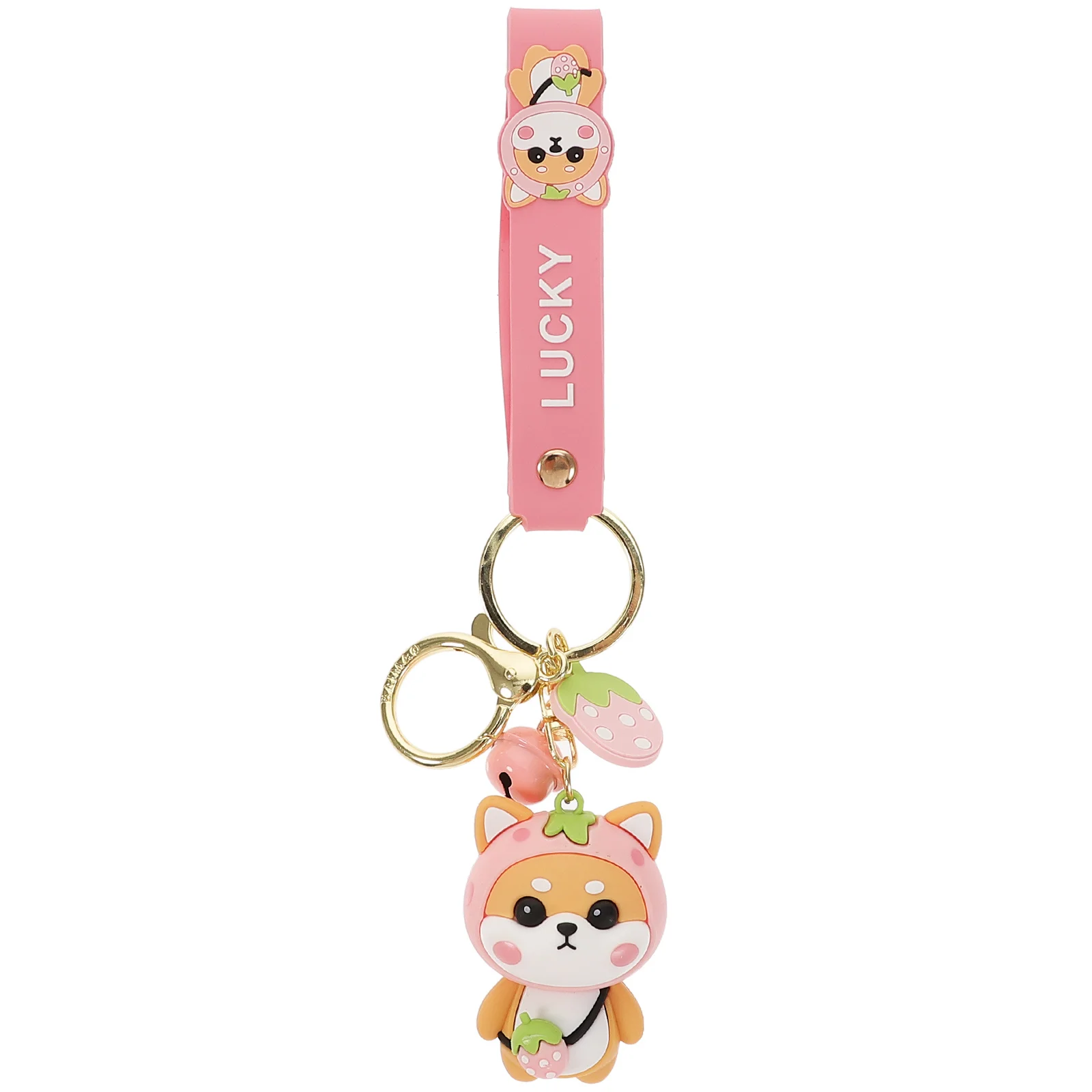 

Beavorty Dog Keychain Kawaii Puppy Charm for Women Bag Accessories Metal Pet Pendant Easter Gift Child Handbag Decor