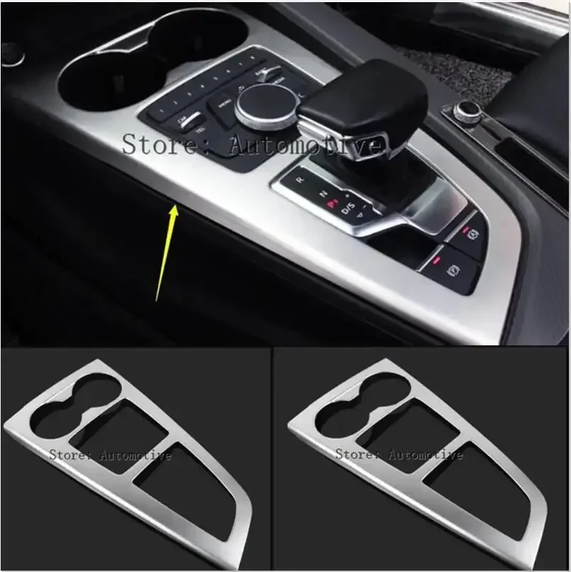 

Для Audi A4 B9 2016 2017 21 22 2023 седан Avant Allroad жемчужно-хромированная ручка переключения передач, рычаг, аксессуар для интерьера