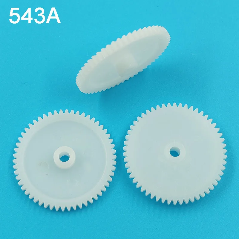 543A 0.5M 28mm Gear 54 Tooth POM Hard Plastic Pinion DIY Model Toy Accessories 54T