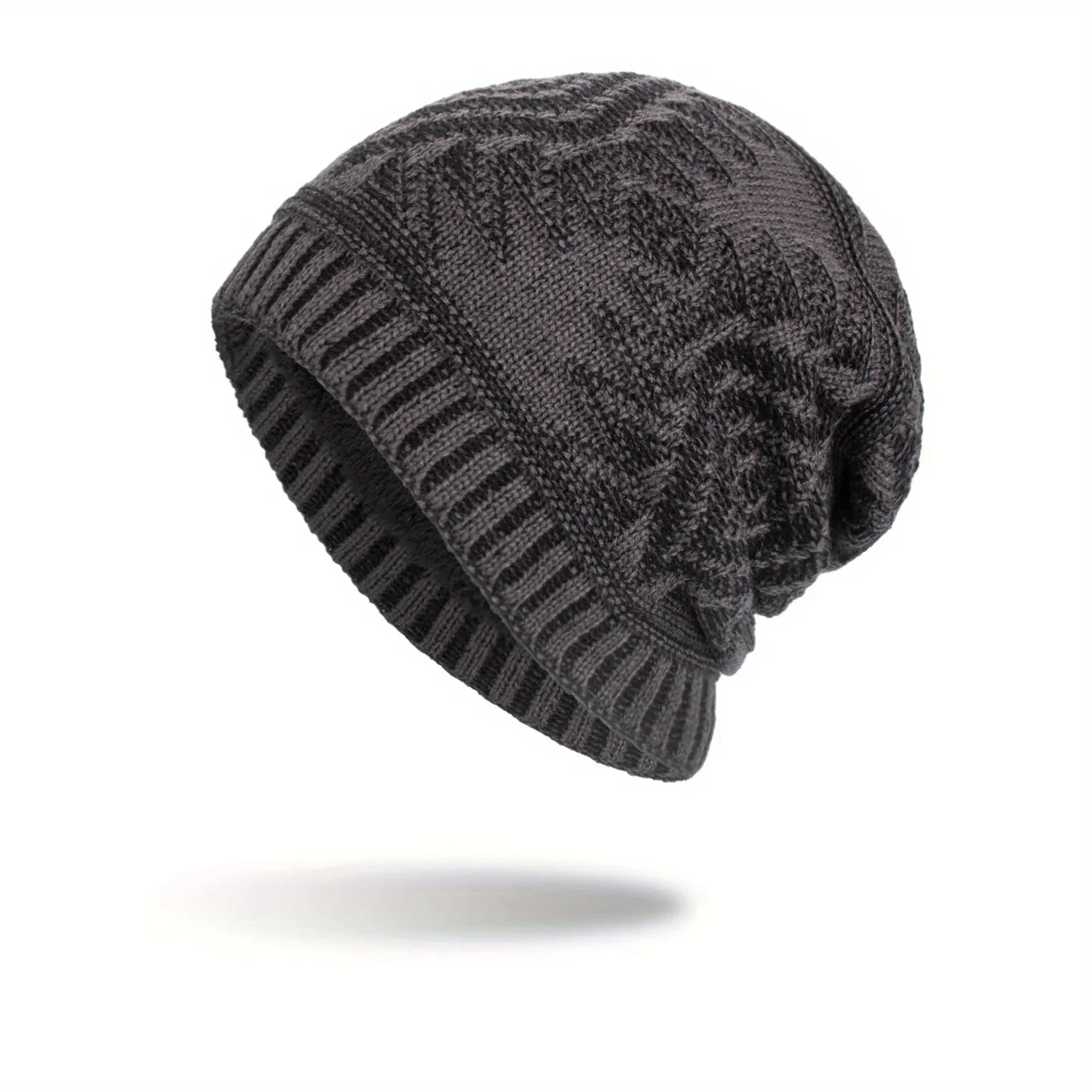 

Thermal Knit Beanie Winter Fleece Lined Warm Hat Cold Weather Outdoor Skull Cap for Men Unisex Extreme Windproof Headwear