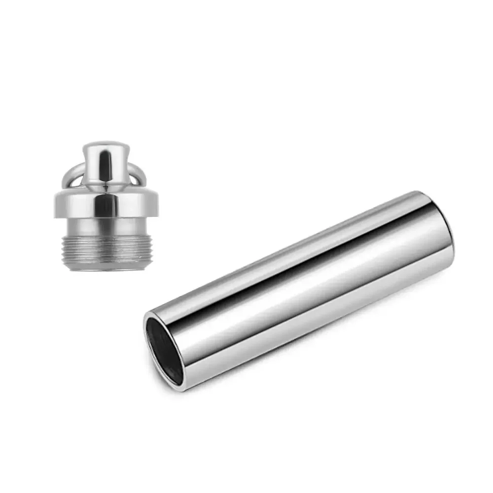 Memorial Gift Aromatherapy Jewelry Pill Case Perfume Vial Pendant Cylinder Tube Ashes Urn Wishing Bottle