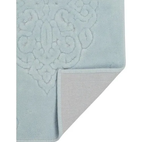 Land Of dowry Ottoman Cotton Bath Mat Set 2gang Glass Hub