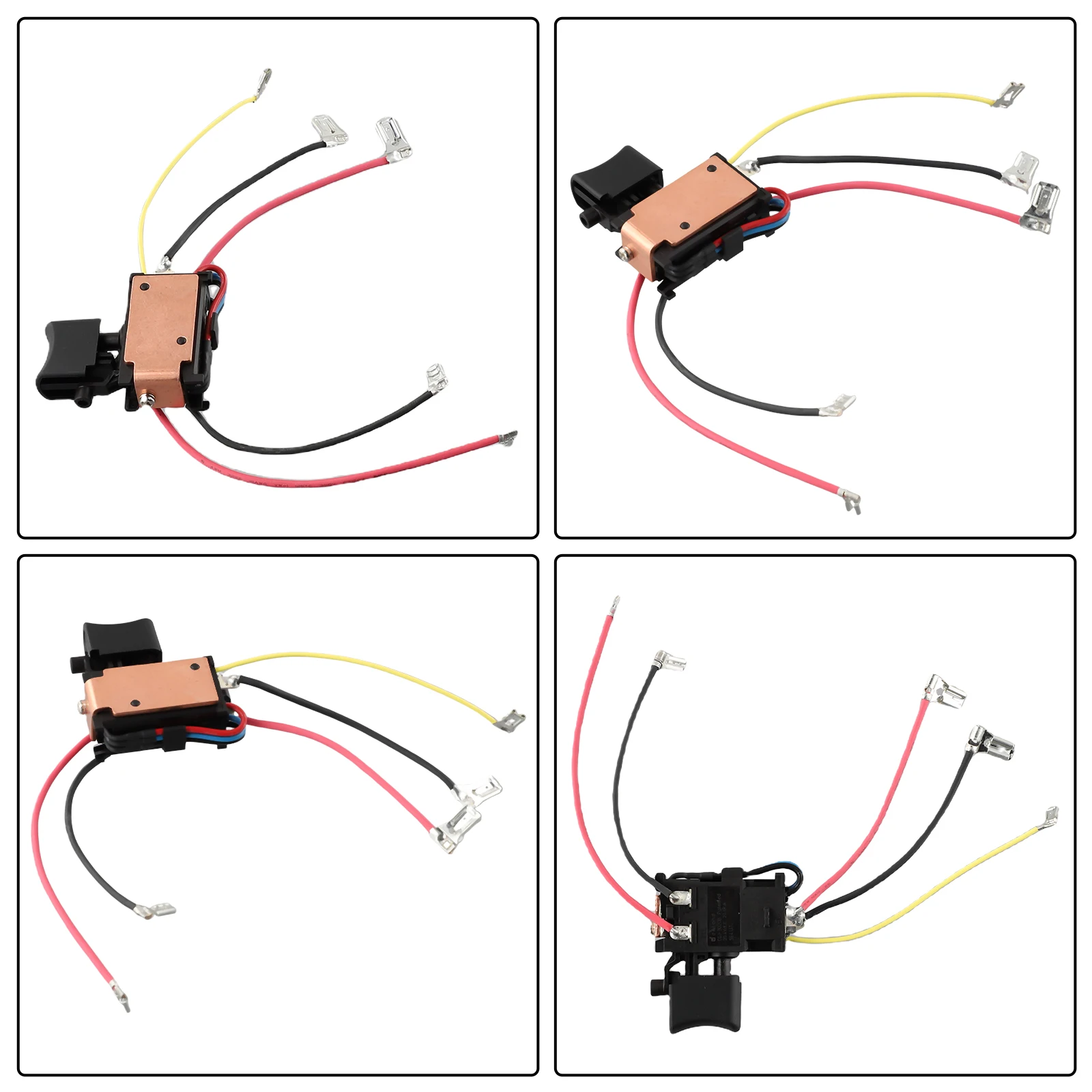 7.2 V - 24 V Tools Drill Trigger Switch Convenient and Adjustable Speed Drill Switch 16A Maximum Current 72 V 24 V Voltage