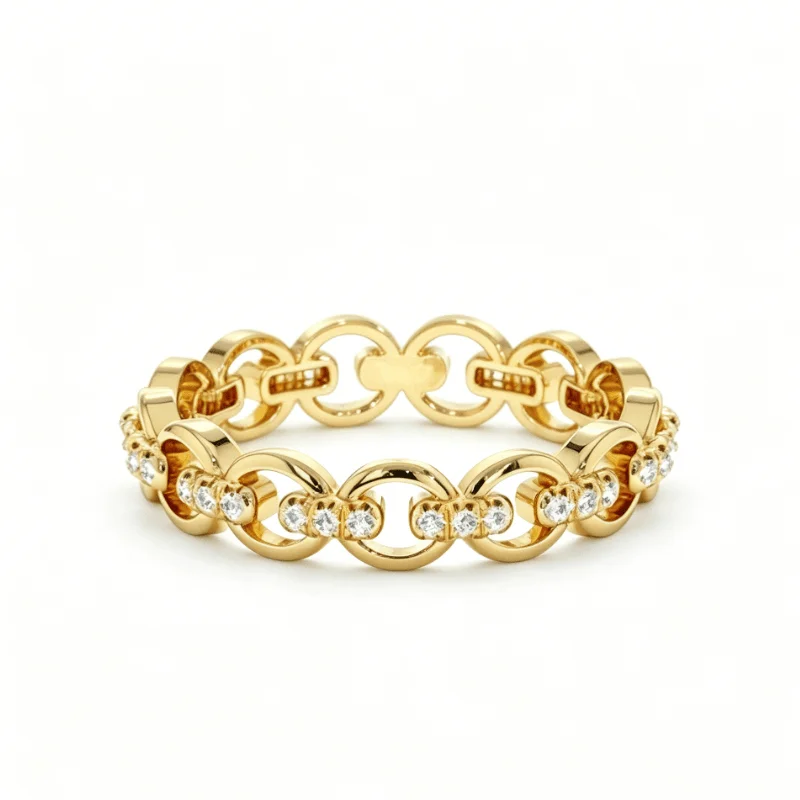 Urban Chain Neutral Wind Day Regular Women's Ring Suitable for Engagement Banquet Party Women's Jewelry