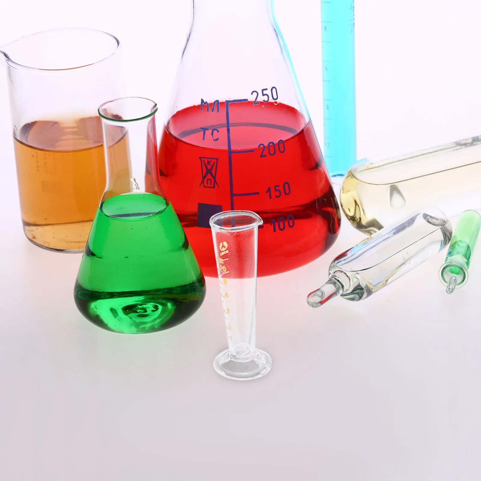 

Graduated Cylinder Laboratory Measuring Cup Travel Cups Scale Glass Small Beaker