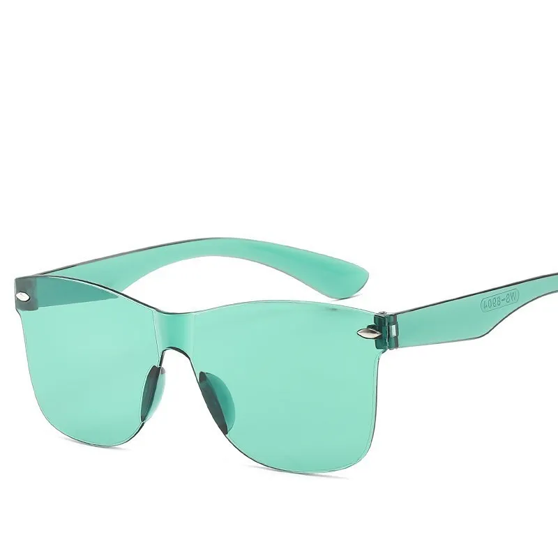 HJYBBSN Square Women Sunglasses Tinted Color Lens Men Vintage Shaped Sun Glasses Female   Eyewear Sunglasses PC Conjoined Frame