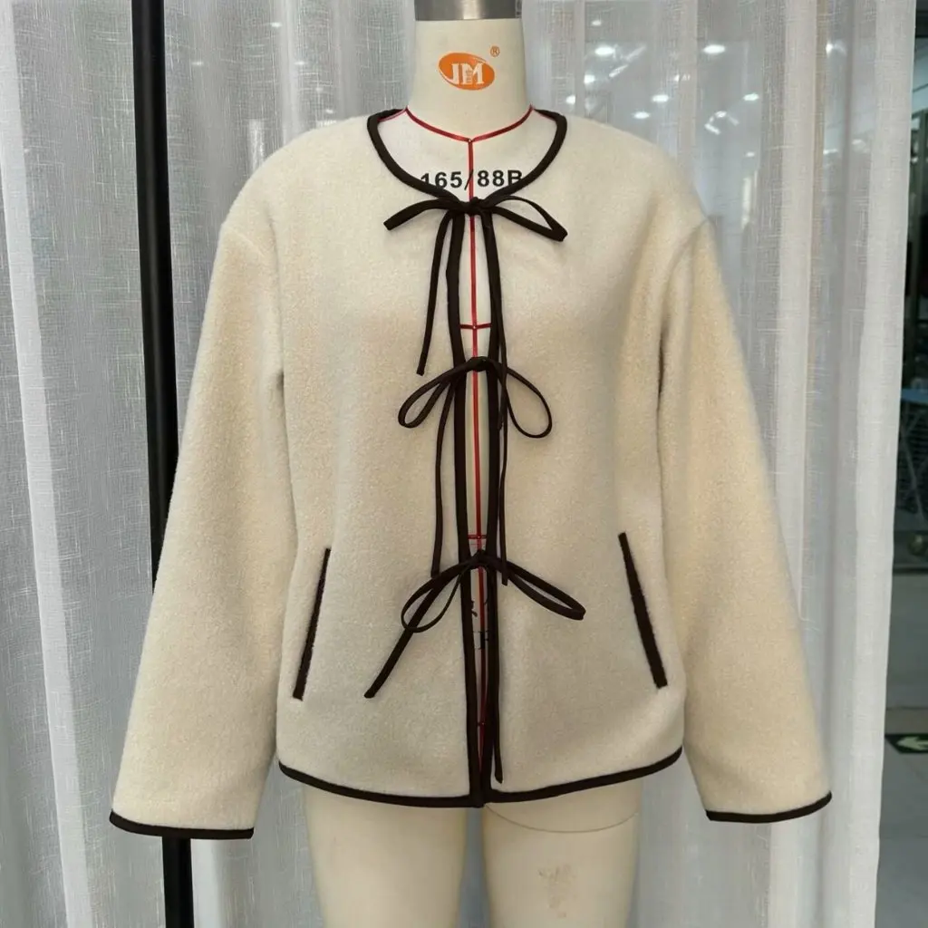 

European And American Style Women's Lace Thin Velvet Casual Coat Fashion Edge Lace Top for Ladies B88801