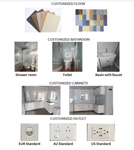 Expandable Prefab House Tiny Homes to Live in for Adults Foldable Container House Mobile Home Modular Homes Mobile Modular Cabin