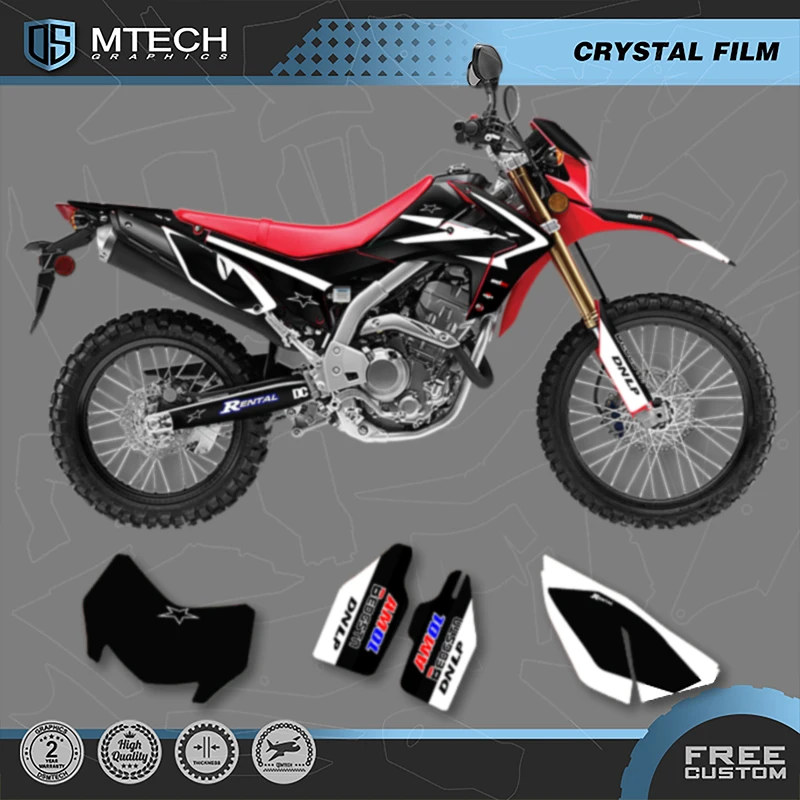 

DSMTECH мотоциклетные графические фоновые наклейки, наборы наклеек для HONDA CRF250L 2012-2015 2016 2017 2018 2019 2020 19