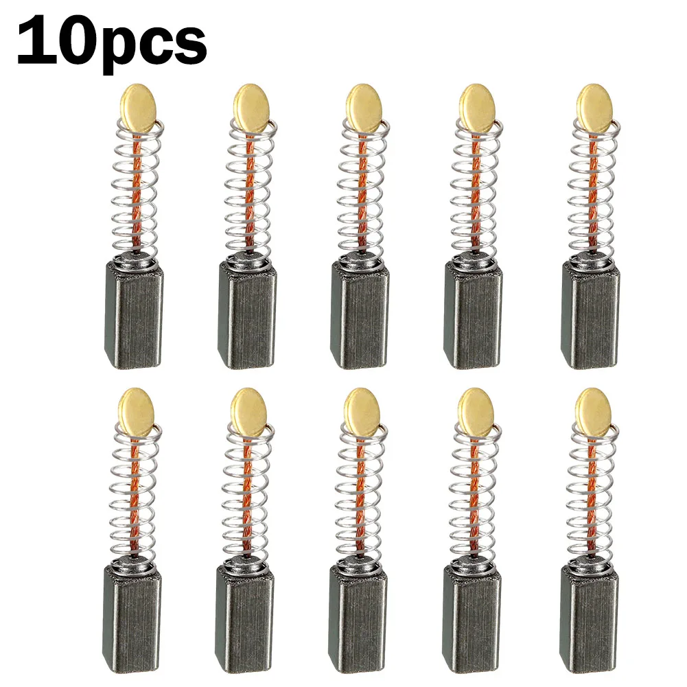 10PCS Carbon Brushes For Electric Motors 11x5x5mm Motor Carbon Brush Replacement For Electric Drills Power Tool Accessories