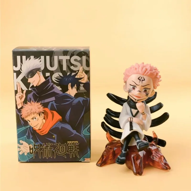 Nueva caja ciega Jujutsu, muñeca de Anime Gojo Satoru, figura de acción bonita, decoración de escritorio, modelo para niño y niña, juguete para regalo de vacaciones