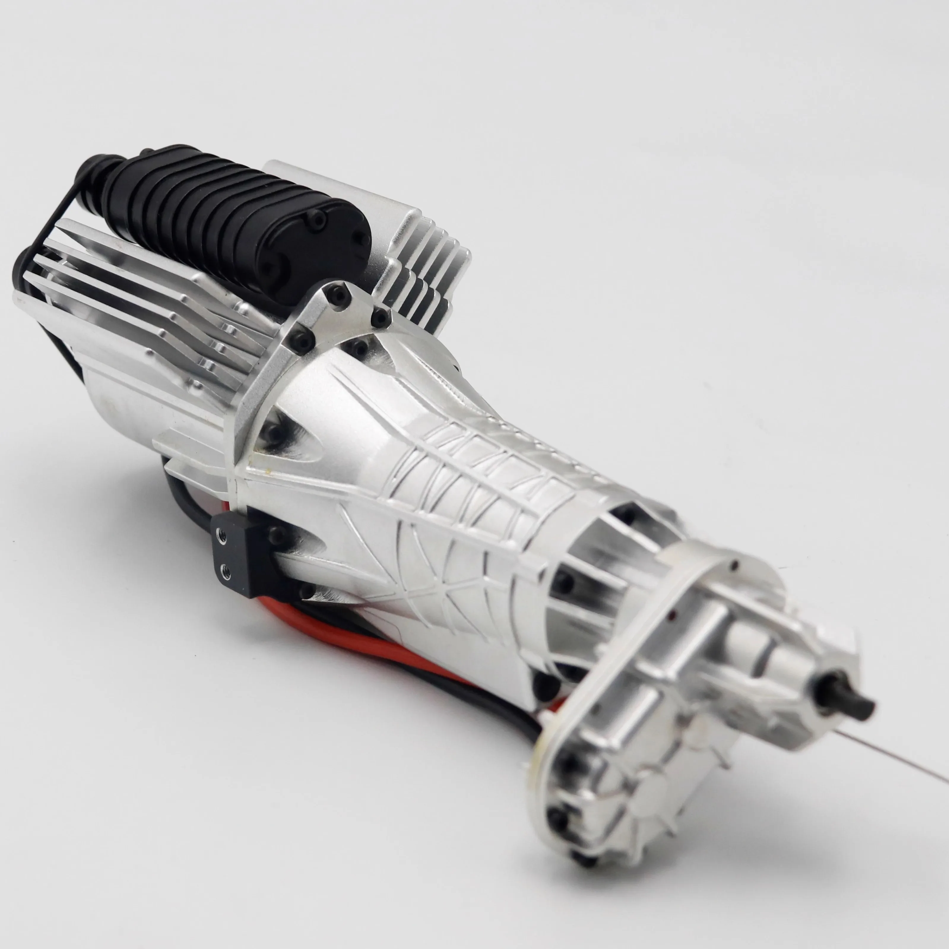 JDM-138 simulierter Metallmotor, Sekundgeschwindigkeitsgetriebe-Kit für 1:10 Rc-Auto, Offroad-Kletterauto, Pickup-Truck, Modellspielzeug, Autos, Teile