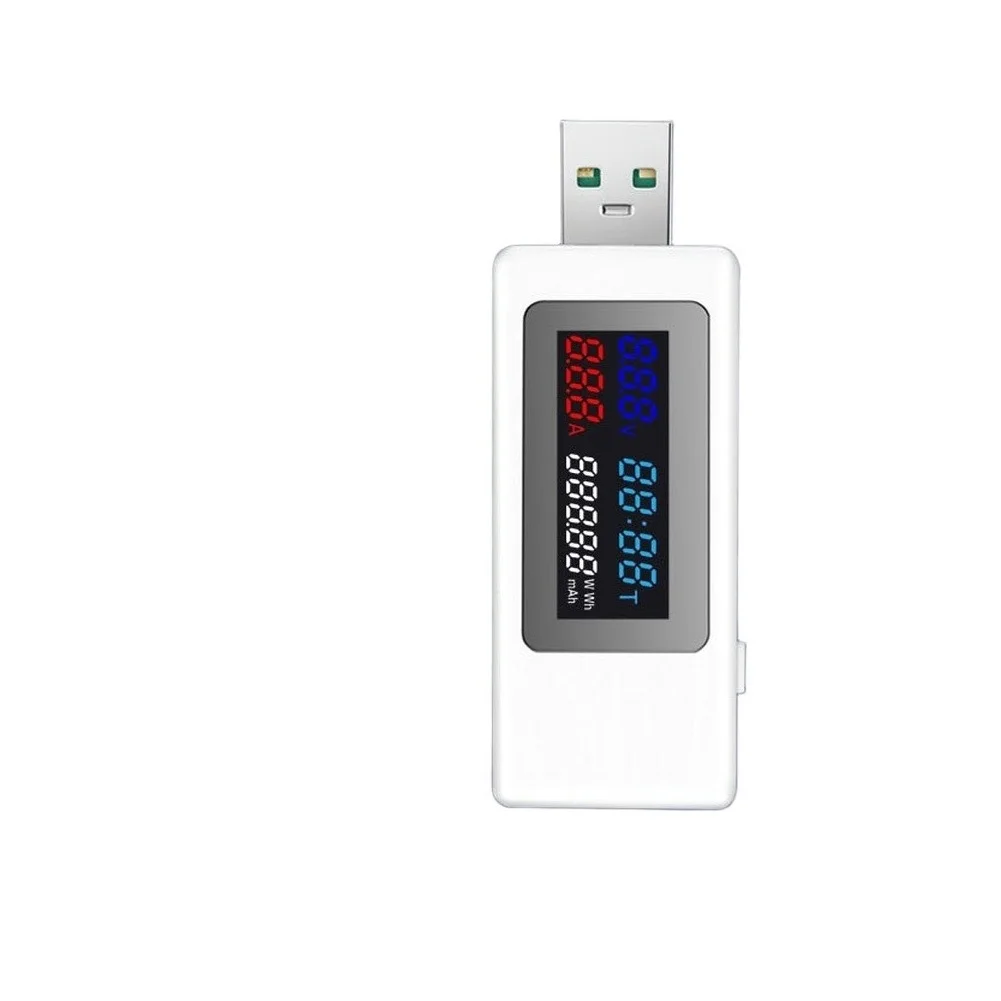 KWS V30 USB Tester 120W Color Screen Fast Charging Voltmeter Ammeter Power Meter for Charger and Power Bank Usage