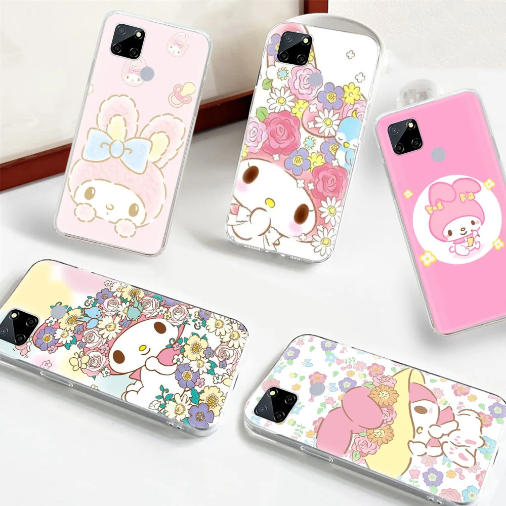 My Melody Transparent Phone Case for LG VELVET G8 ThinQ G8X K62 K42 K61 K52 K92 Q61 Q60 Q52 V40 V50 V60 THINQ5 Protected Cover