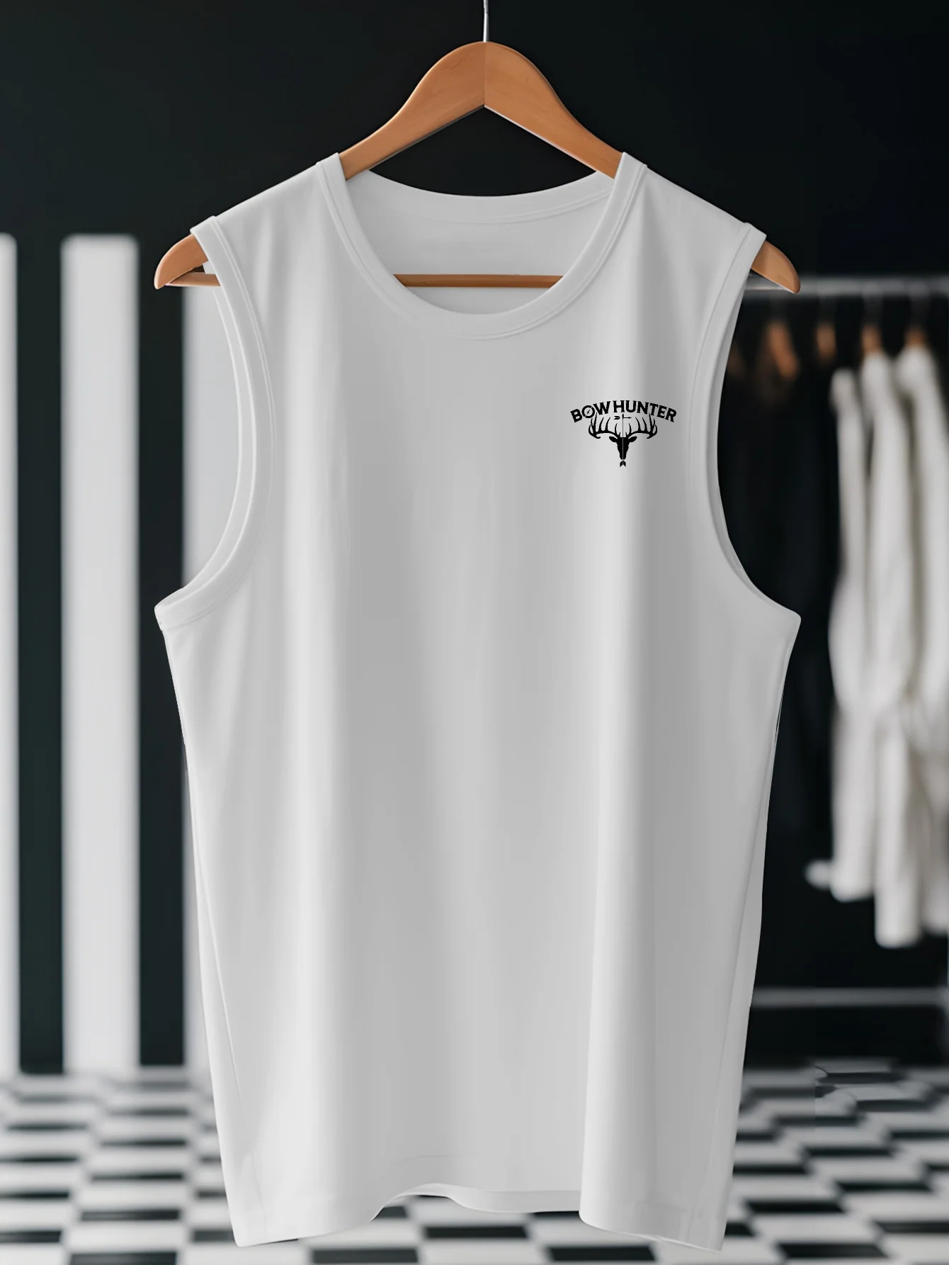 

Мужской жилет большого размера с принтом в стиле арчеров - идеально подходит для лета и занятий фитнесом, в повседневном стиле, с комфортной посадкой.