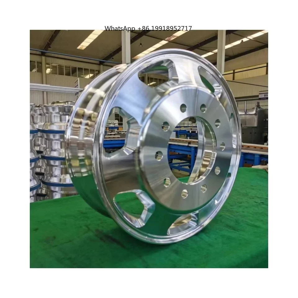 

New Wheel Silver Color 22.5 Inch Wheels Cast Aluminum Rims Hot Sale Alcoa Truck Wheels Trailer Truck Parts & Accessories