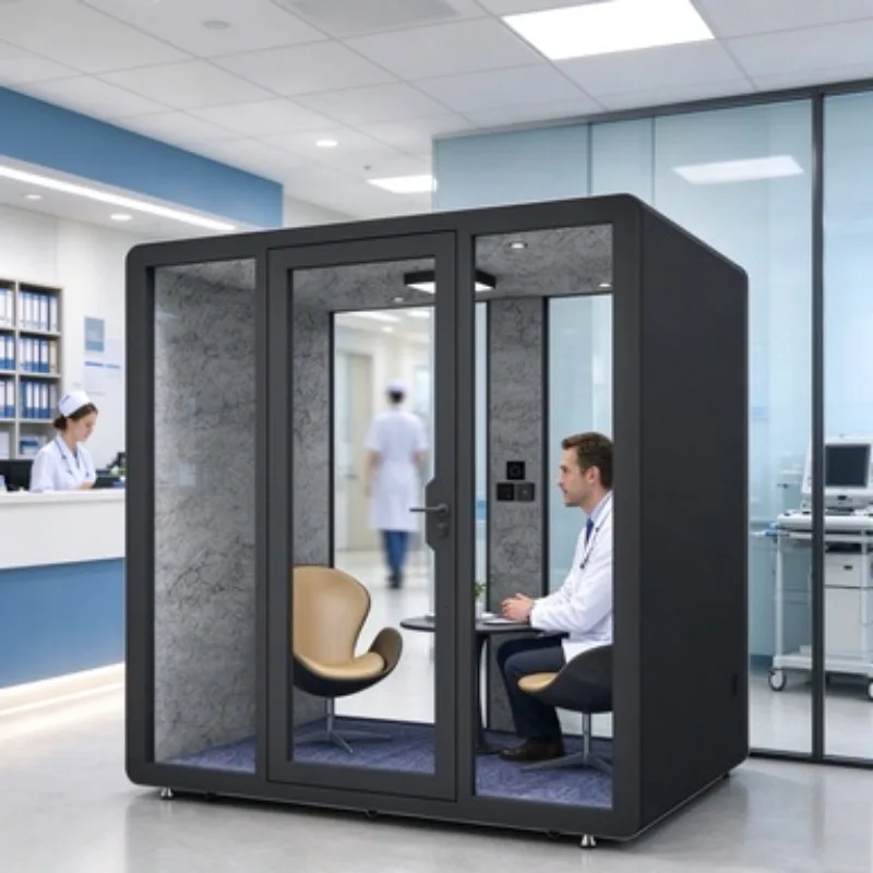 Movable Musical Studio Piano/Drums Practice Acoustic Booth Soundproof Recording Isolation Booth/Home Silence Booth