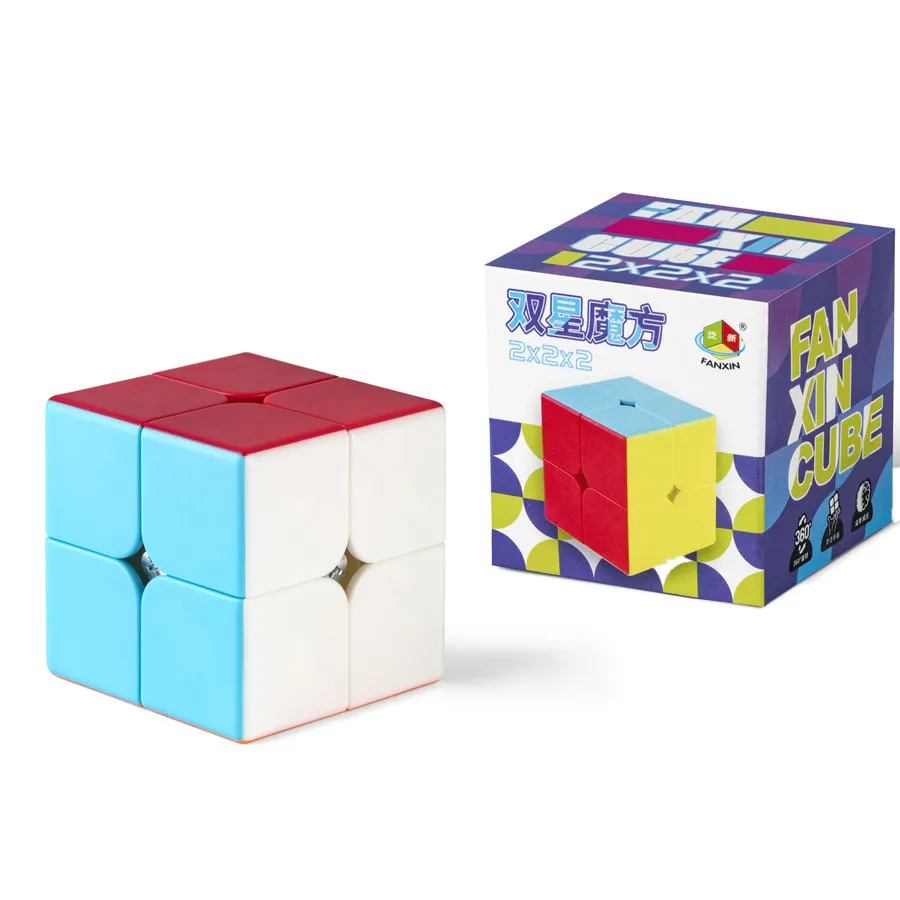 2X2 3X3 4X4 5X5 Stickerloze Magische Kubus/2X2 3X3 4X4 5X5 Koolstofvezel Magische Kubus