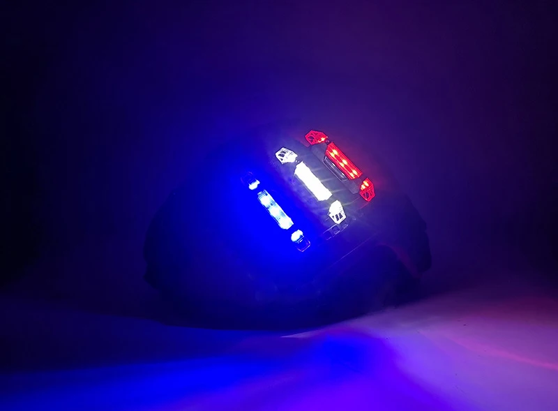 Luz de advertencia para casco, señal de seguridad impermeable para tiro al aire libre, entrenamiento de combate, luz de señal de supervivencia, luz táctica para casco