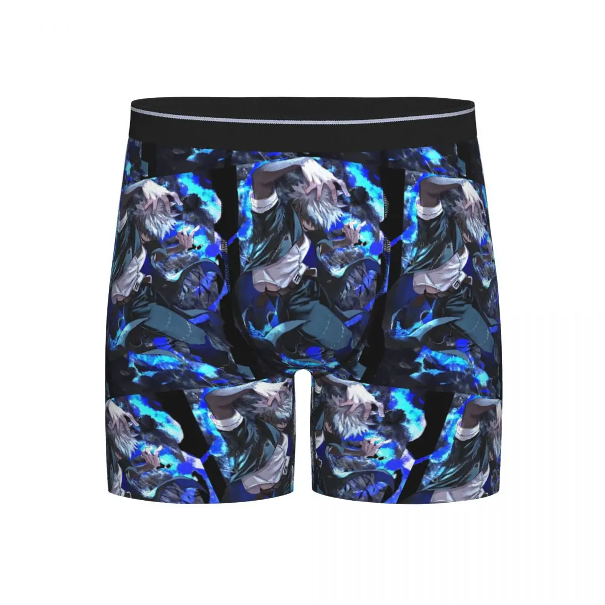 

Long Boxer Underpants Shorts My Hero Academia Dabi Anime Manga MHA Blueflame Panties Male Underwear Homme Man Boyfriend Gifts