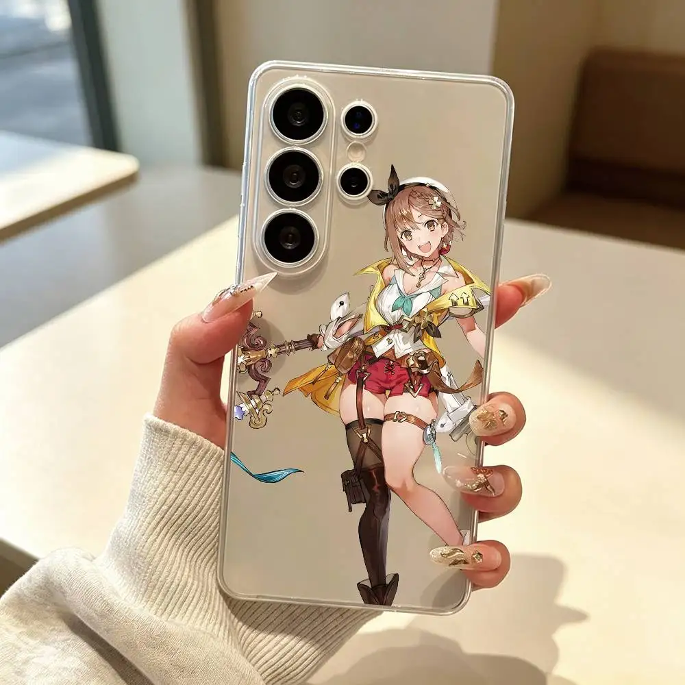 Atelier Game Ryza-s Phone Case Transparent Silicone Soft For Samsung S25,S24,S21,S22,S23,S30,Ultra,S20,Plus,Fe