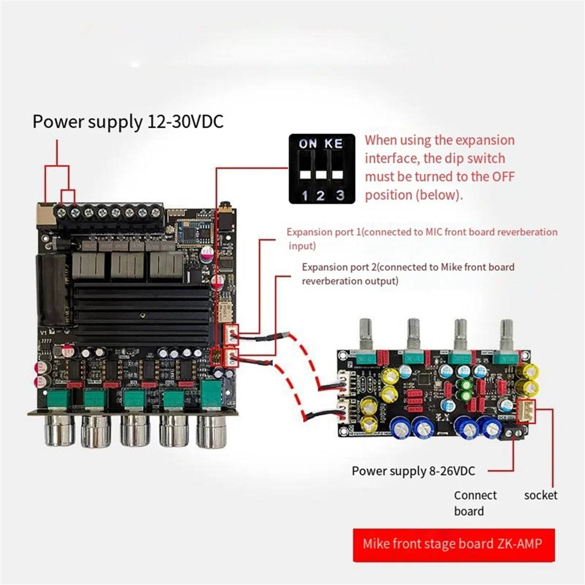 -APTX1 BT Digital Amp 2.1CH Qualcomm BT Amp Board 100W+100W+200W, A