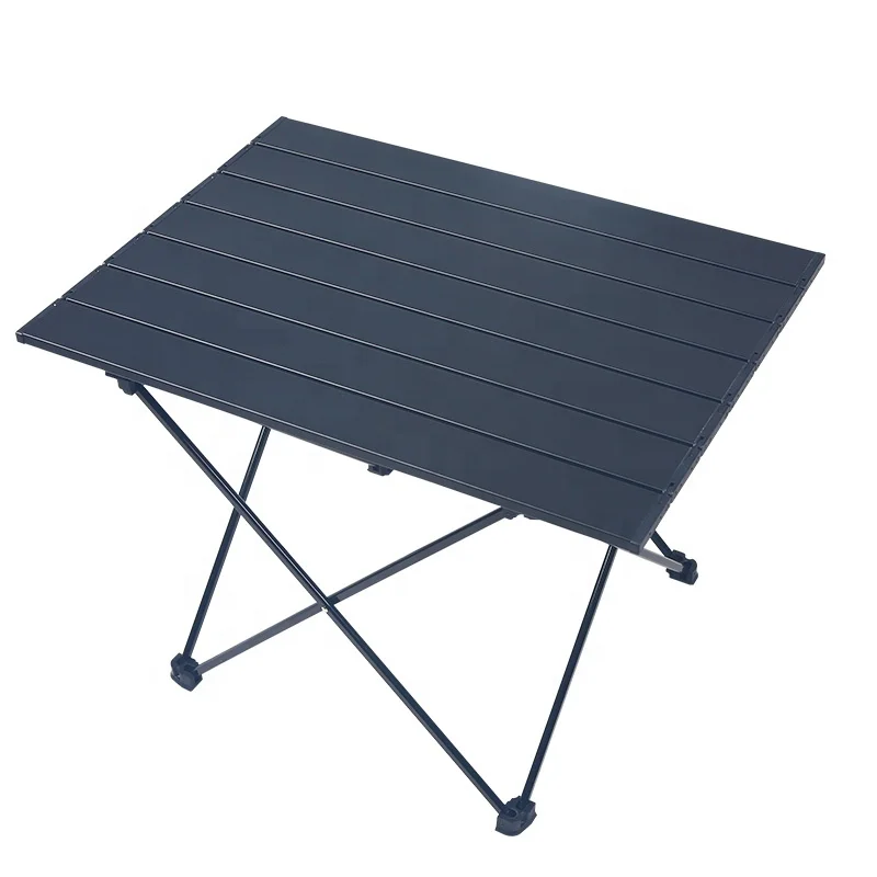 

In Stock Lightweight Aluminum Folding Table Portable for Outdoor Camping Picnics Hiking Bedroom Use Comes Bag for Backpacking