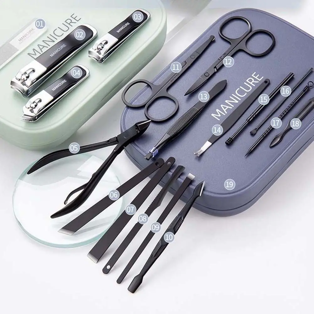 

Шлифовальные щипцы для кутикулы, кусачки для ногтей, ушная палочка, пинцет для бровей, инструмент для педикюра, набор инструментов для ногтей, маникюрный набор, набор кусачек для ногтей