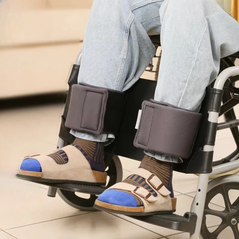 Rehabilitation assistance Wheelchair Restraint Strap Patients Weak Legs Guard Band Prevent Feet Caught in Wheels Elderly Supplie