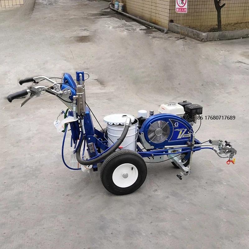 Source Factory Sale Cold Paint Road Line Marking Machine Cold Solvent Road Line Marking Equipment Traffic