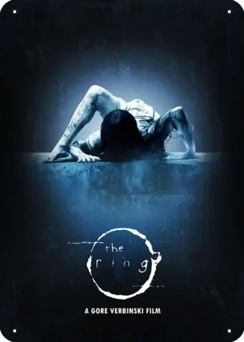 Mzzxpt The Ring Minimal Movie Posters Metal Tin Sign 12