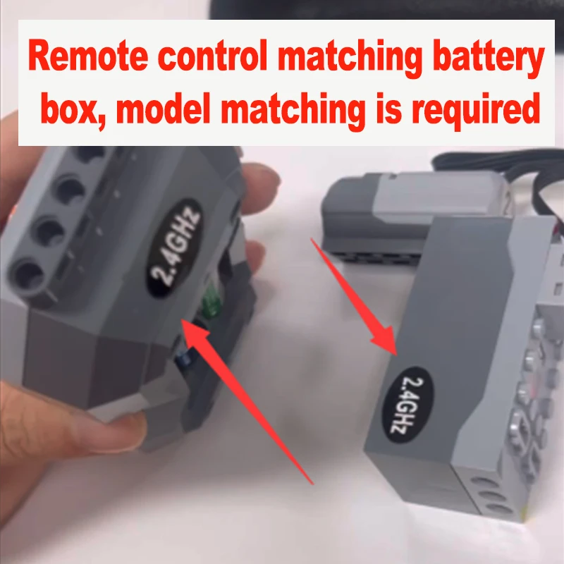 Cada piezas de Motor técnico, Compatible con bloques de construcción, función de potencia MOC mecánica técnica, actualización de servomotor