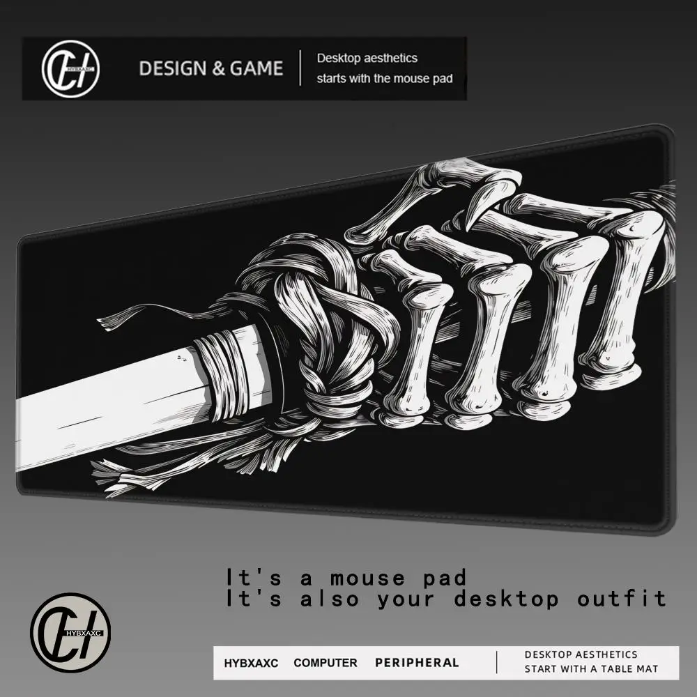 

HYBXAXC Samurai Grip Mousepad Gamer Mouse Pad Gaming Room Accessories Desk Mat Art Keyboard Mats Multiple sizes Mausepad Mats