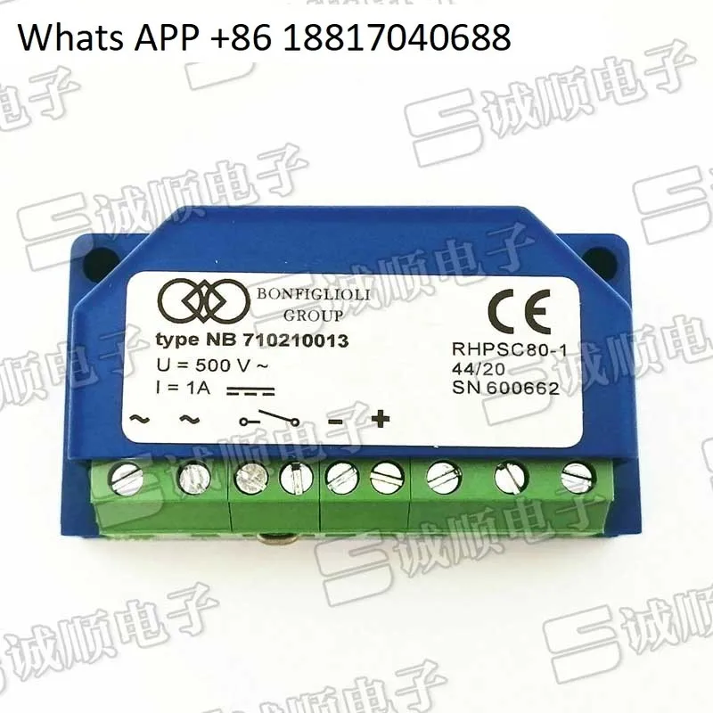 

1PC Bonfiglioli type NB 710210013 RHPSC80-1 500V~ 1A